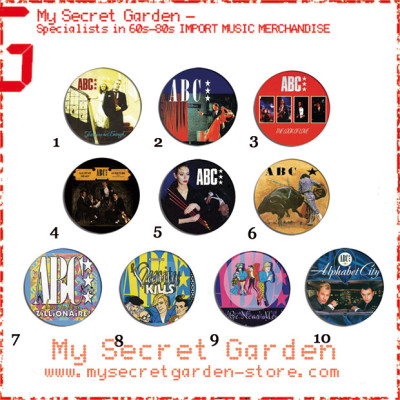 ABC - The Lexicon Of Love, Beauty Stab Album Pinback Button Badge Set ( or Hair Ties / 4.4 cm Badge / Magnet / Keychain Set )